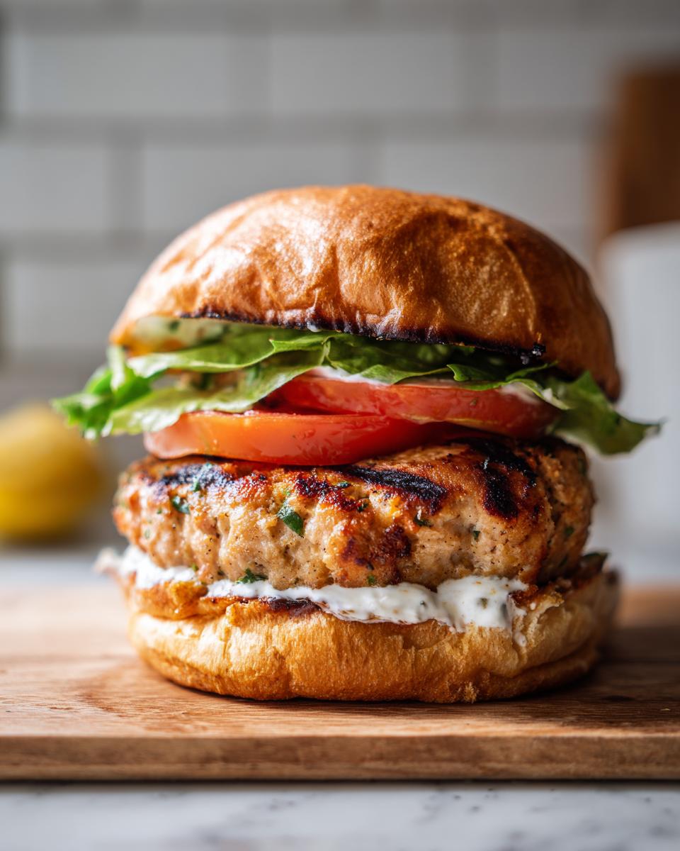 Grilled Turkey Burgers - detail 1