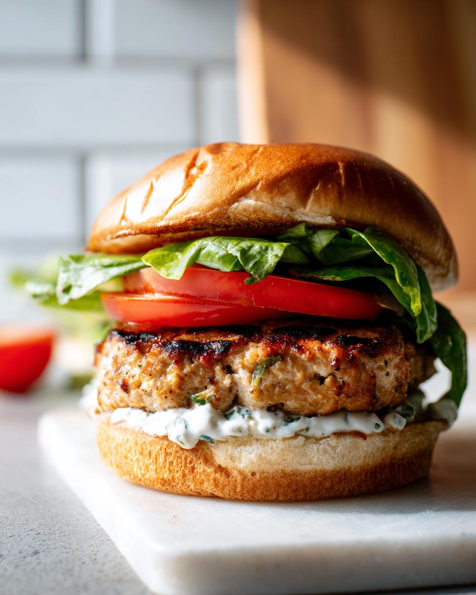 Grilled Turkey Burgers