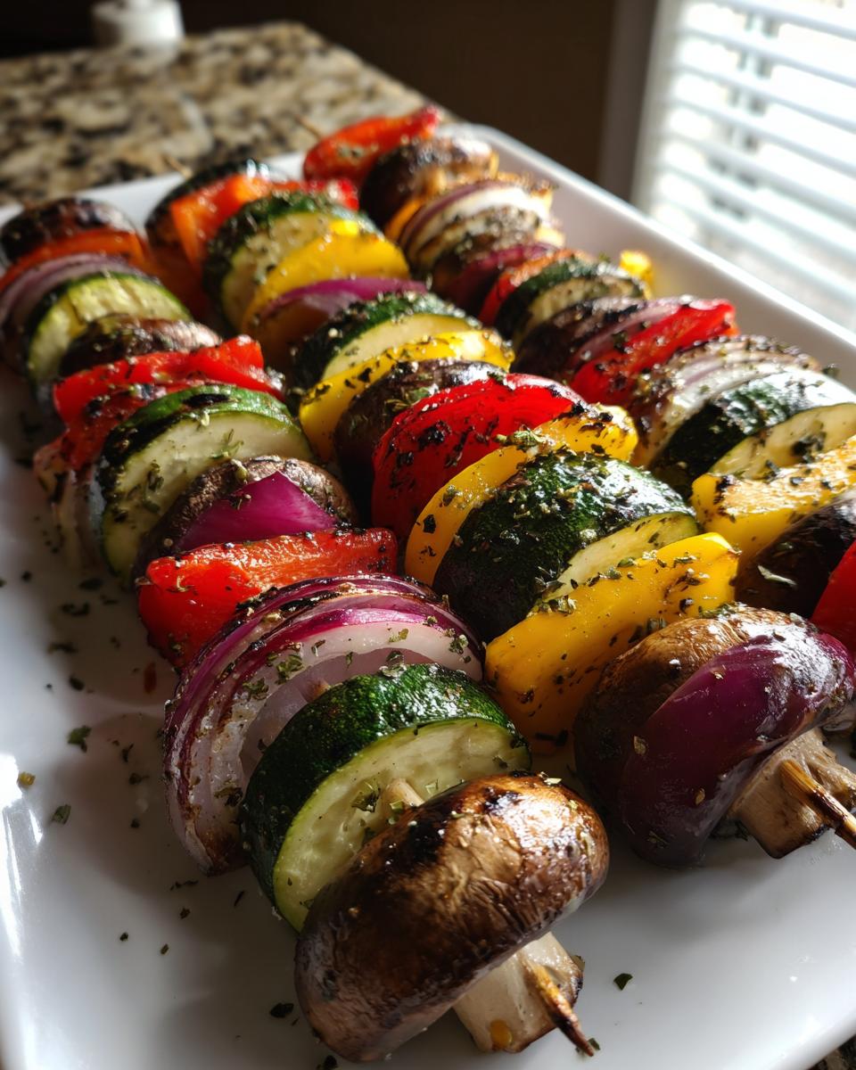 Grilled Veggie Skewers - detail 2