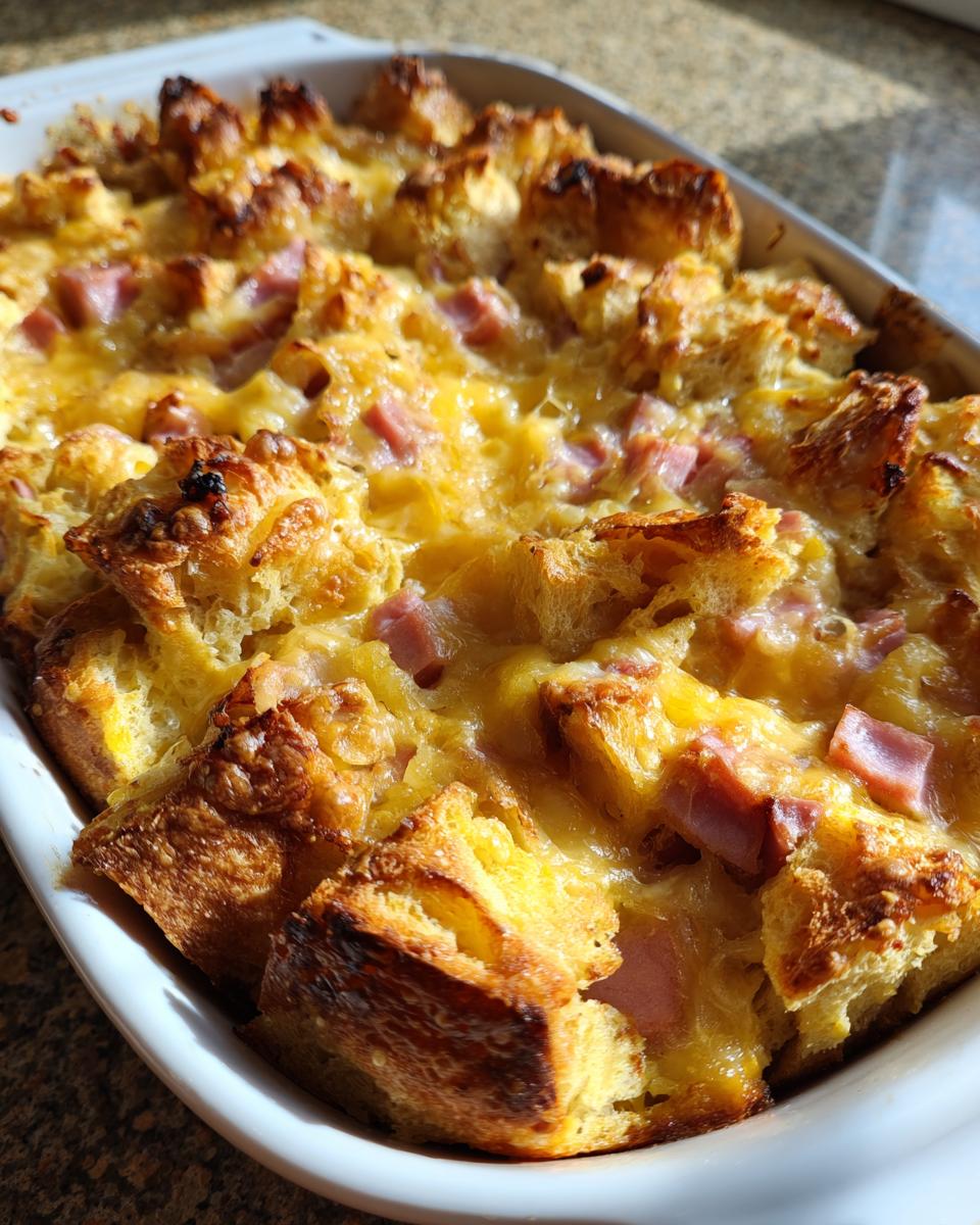 Ham and Cheese Croissant Bake - detail 1