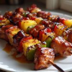 Hawaiian Chicken Skewers