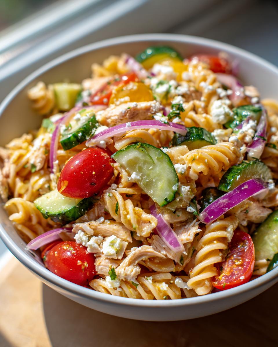 High Protein Pasta Salad - detail 1