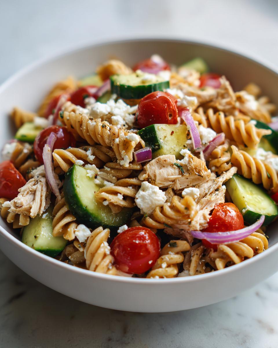 High Protein Pasta Salad - detail 2