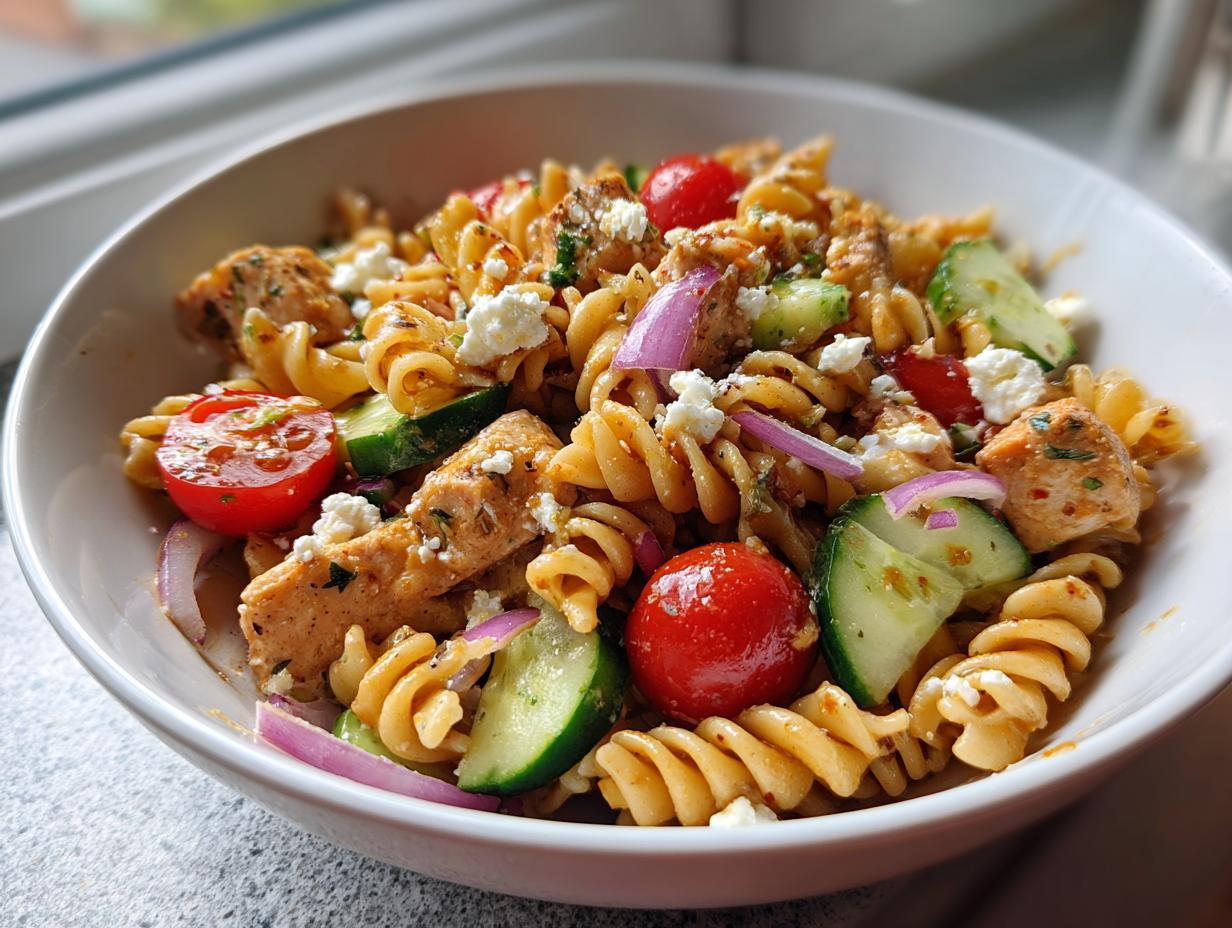 High Protein Pasta Salad