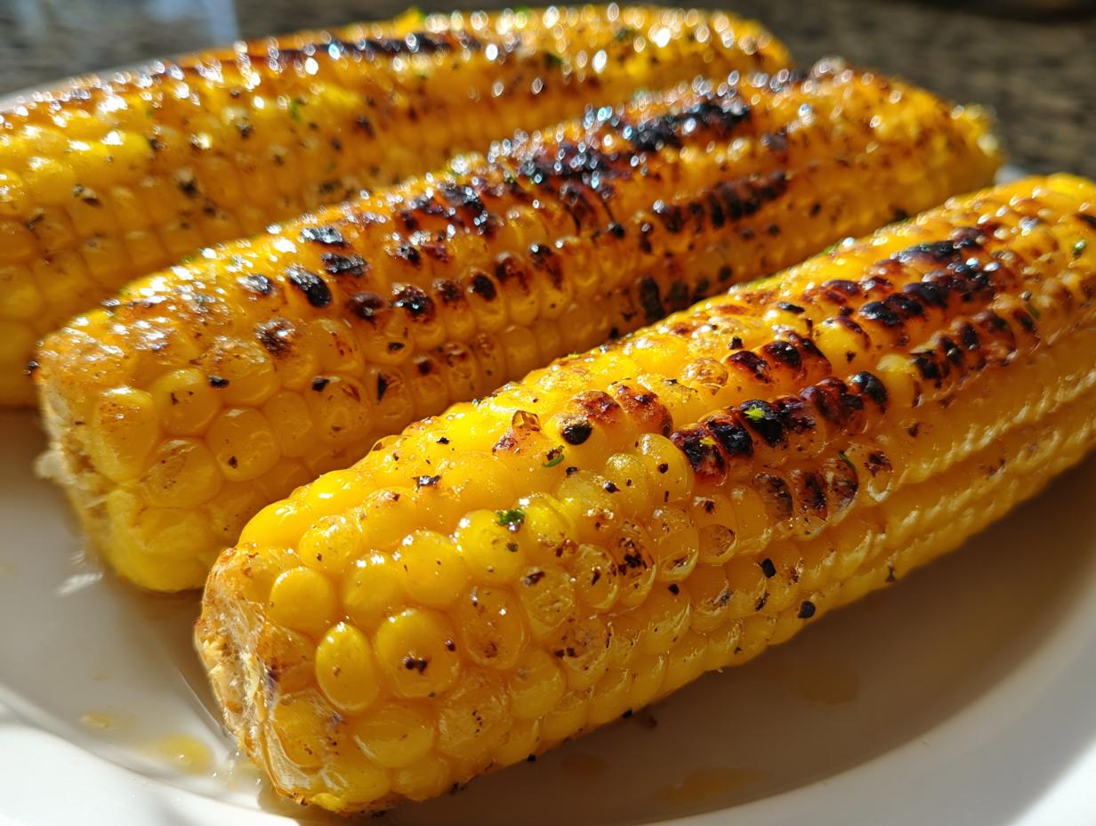 Honey Lime Grilled Corn