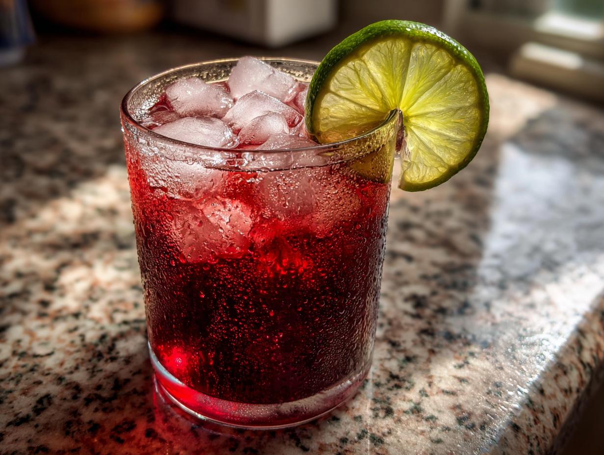 Iced Hibiscus Tea