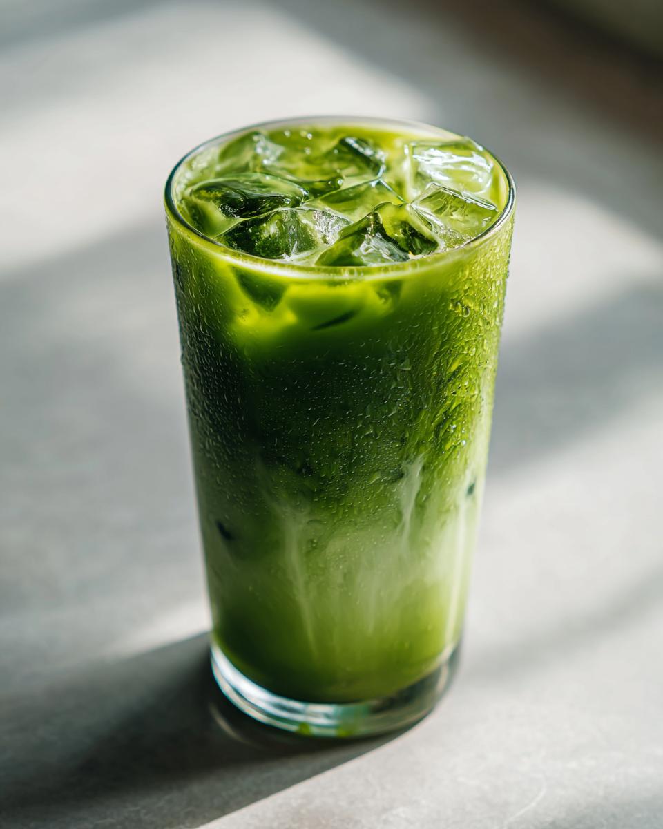 Iced Matcha Latte - detail 1