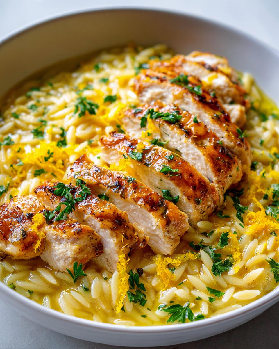 Lemon Chicken Orzo - detail 1
