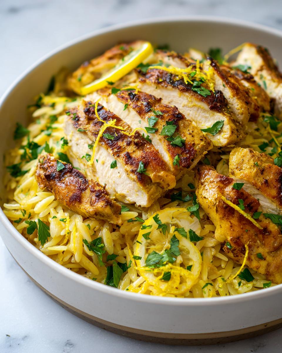 Lemon Chicken Orzo - detail 2