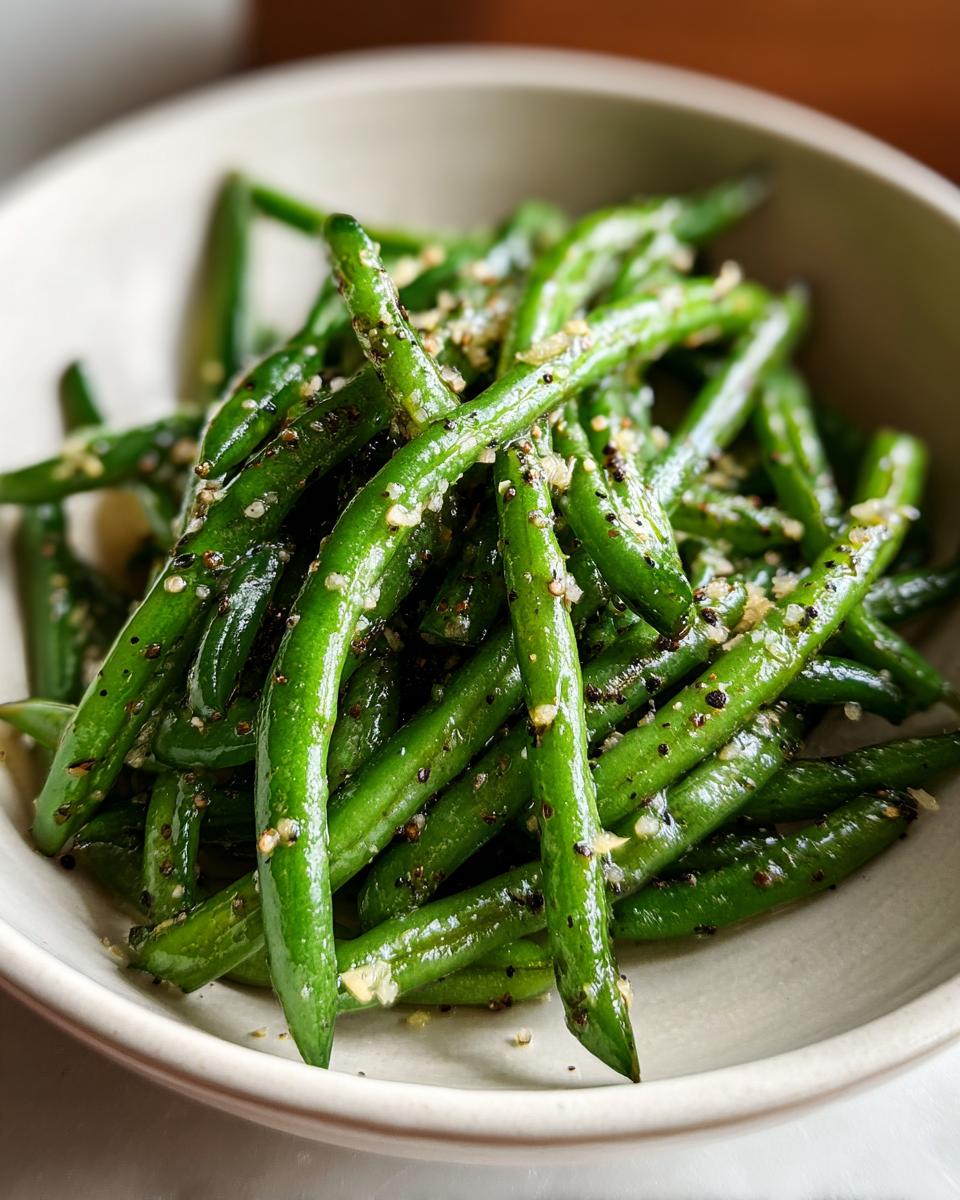 Lemon Garlic Green Beans - detail 1