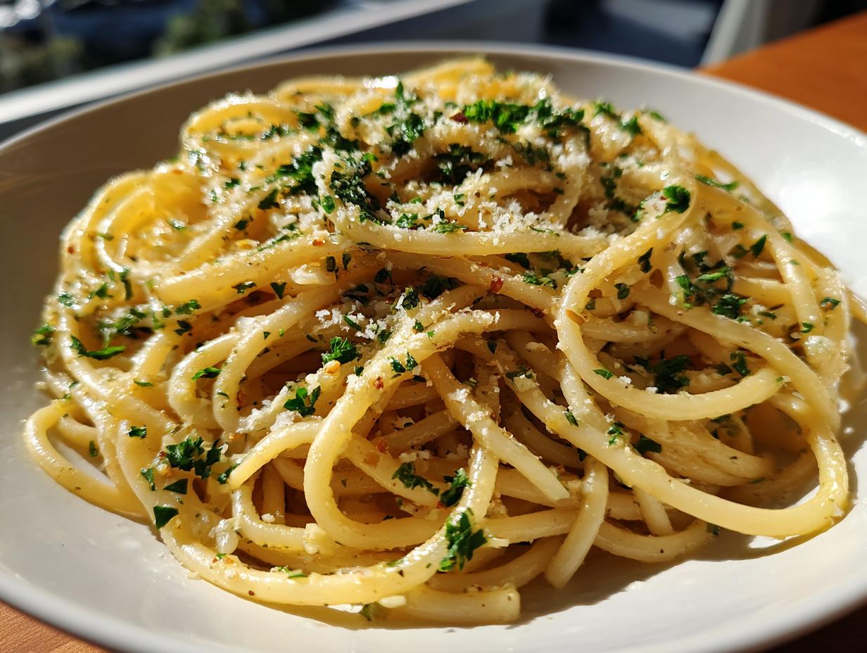 Lemon Garlic Pasta