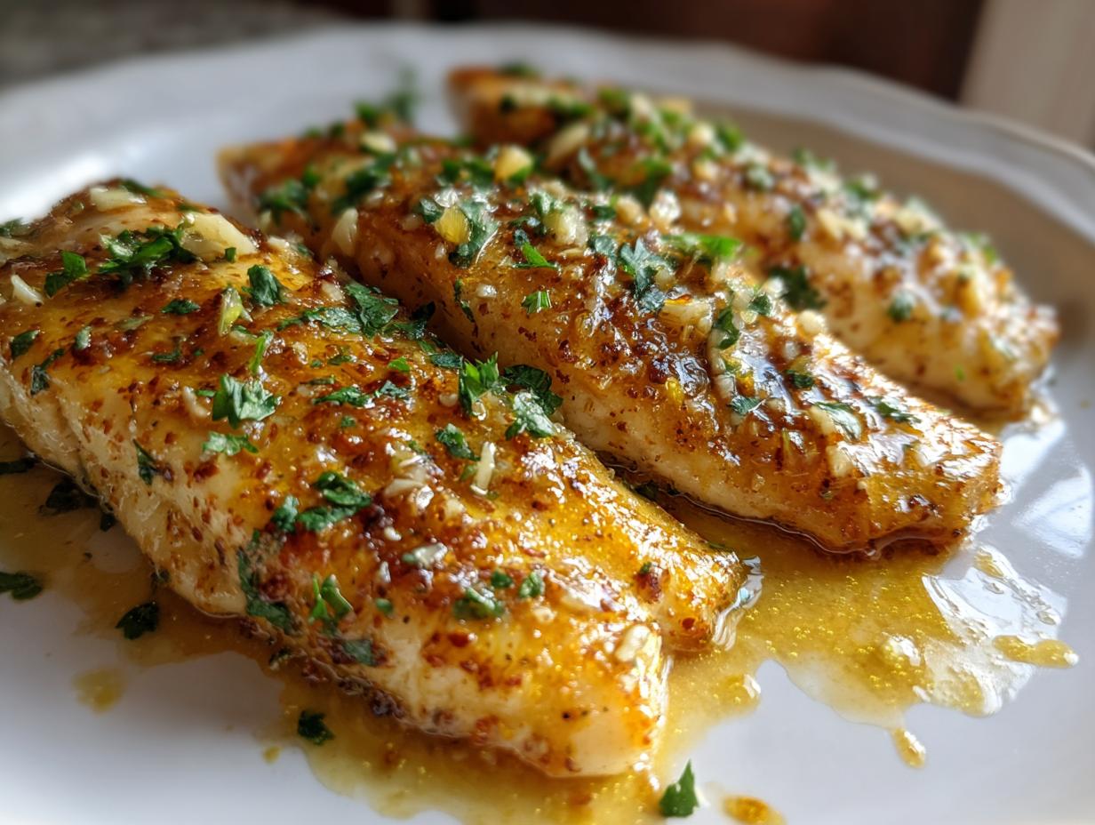 Lemon Garlic Tilapia