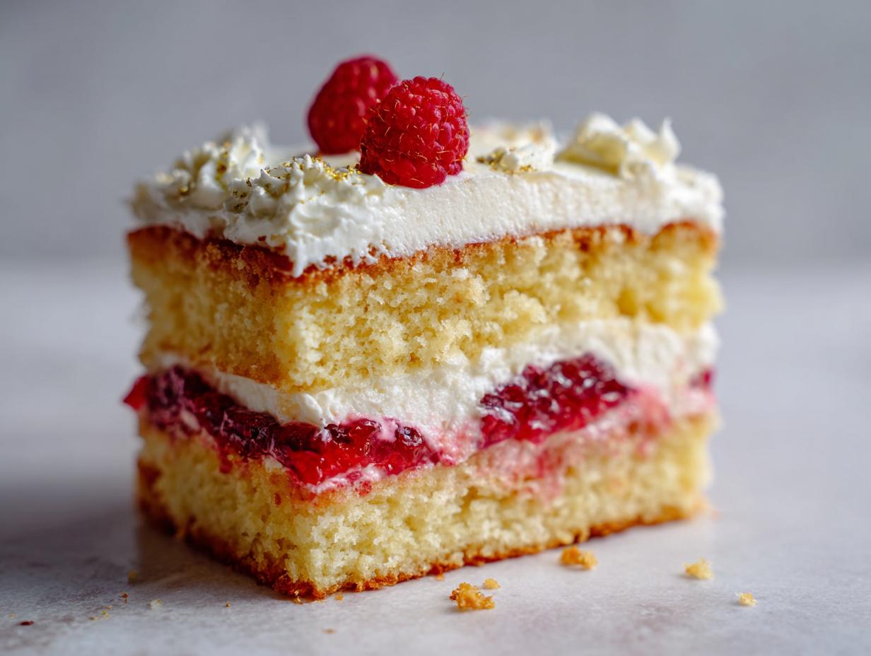 Lemon Raspberry Layer Cake