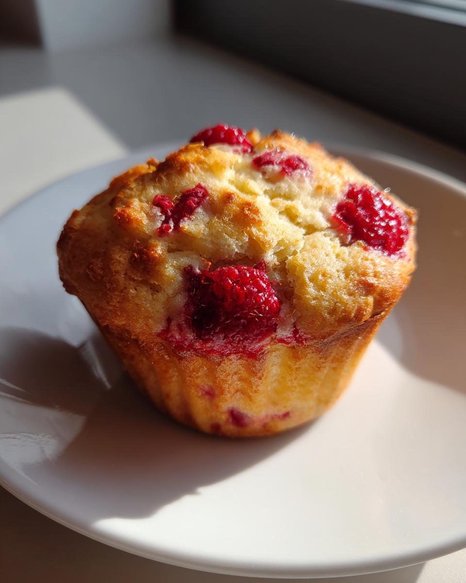 Lemon Raspberry Muffins - detail 2