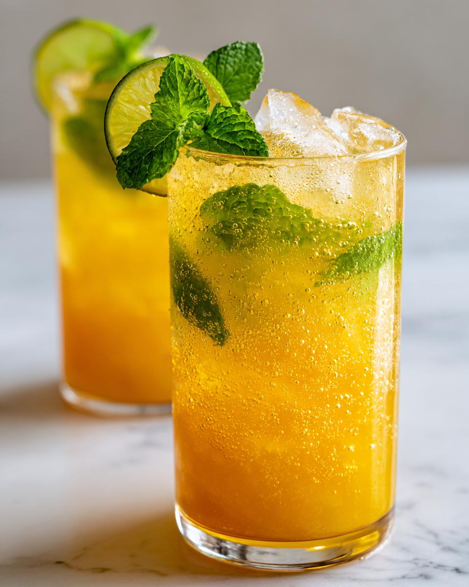 Mango Mocktail Spritzer - detail 1