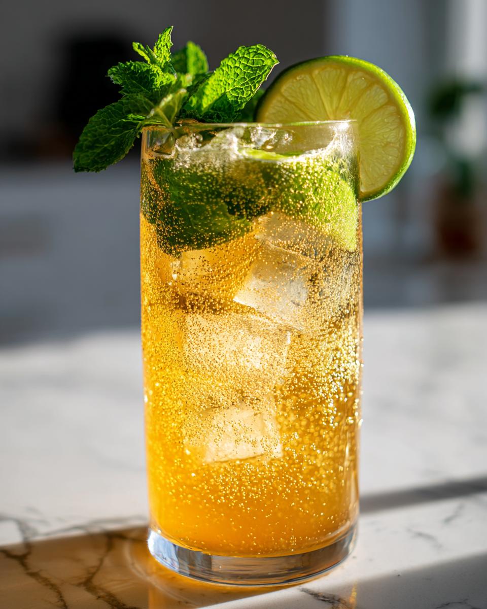 Mango Mocktail Spritzer - detail 2