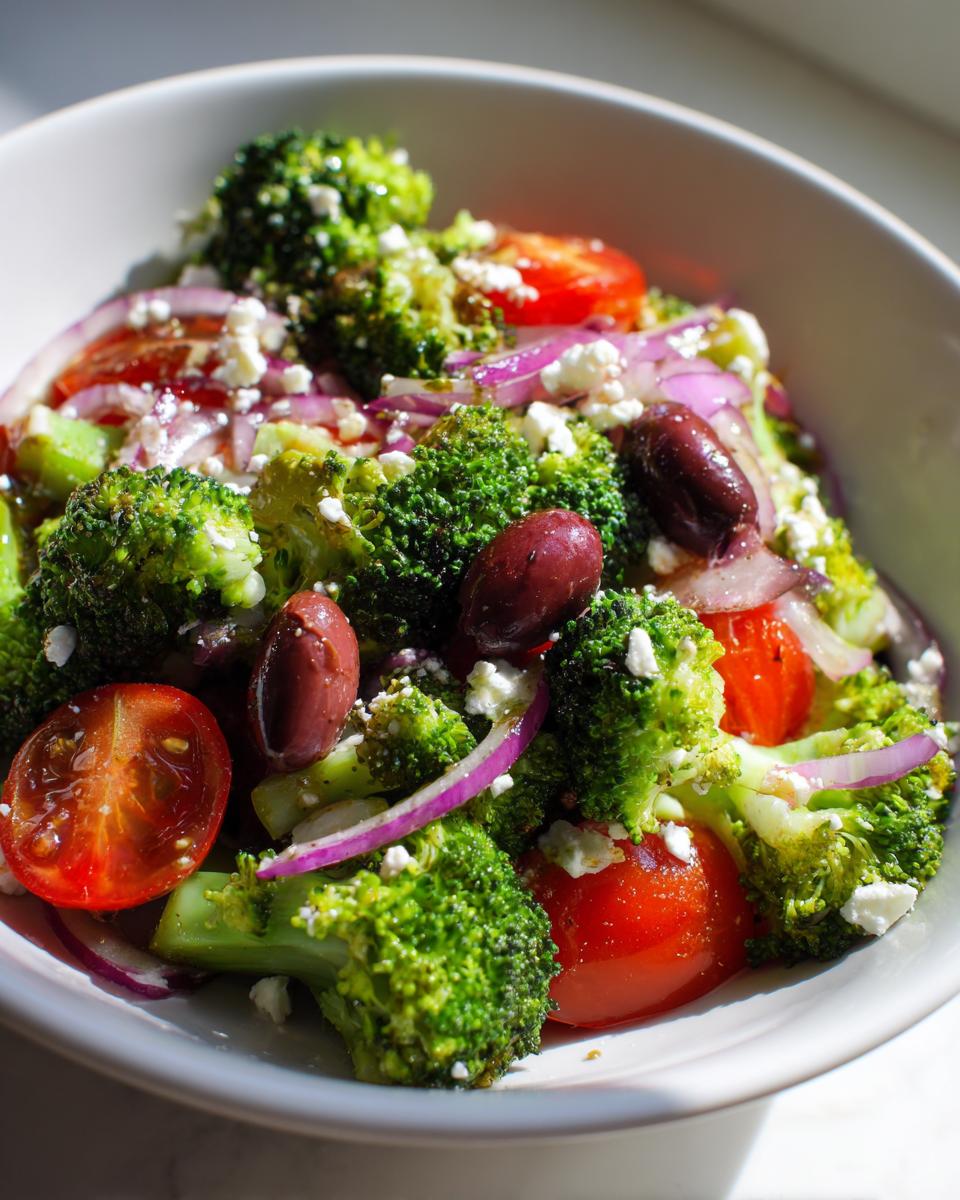 Irresistible Mediterranean Broccoli Salad in Just 15 Minutes 4 Mediterranean Broccoli Salad - detail 1