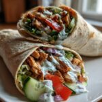 Mediterranean Chicken Wrap