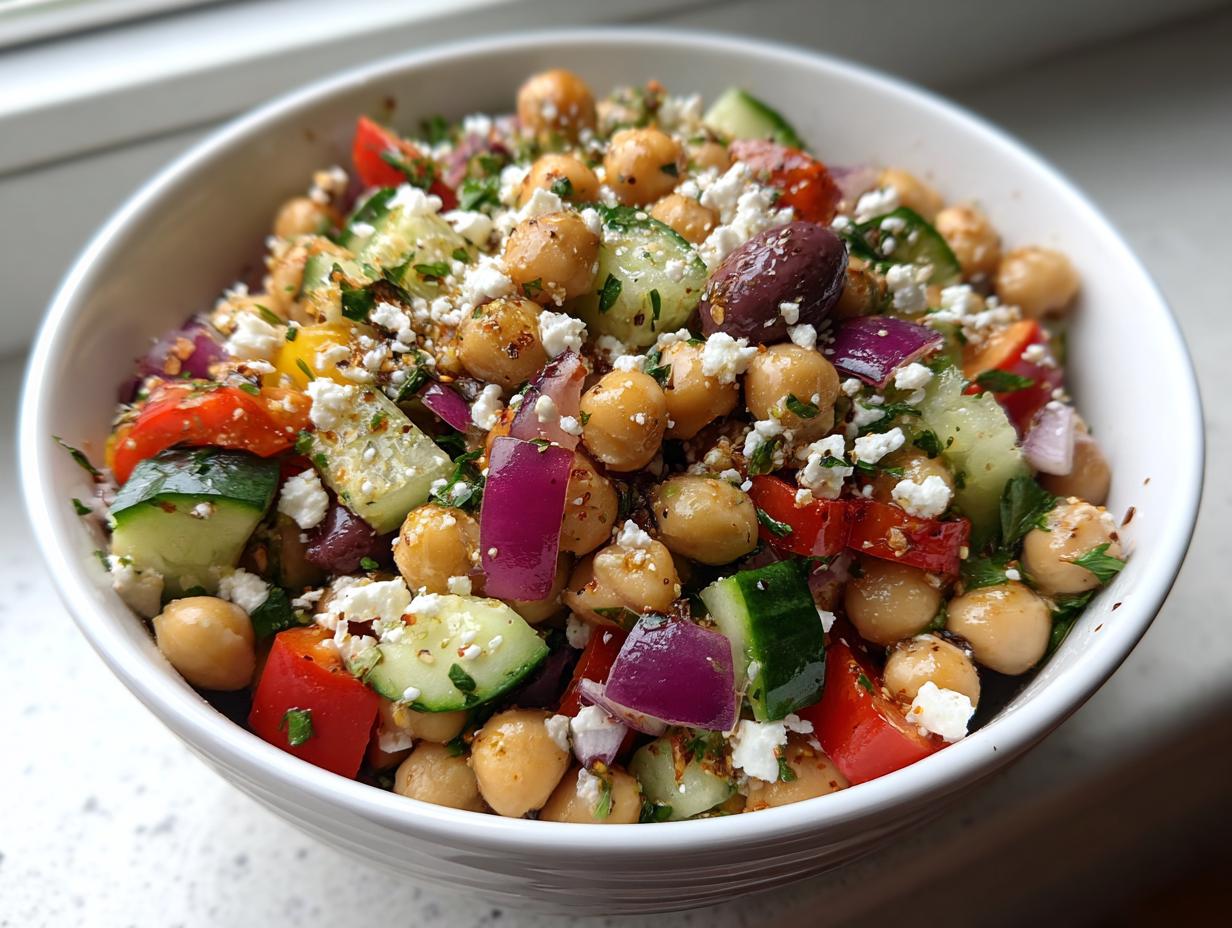 Mediterranean Chickpea Salad
