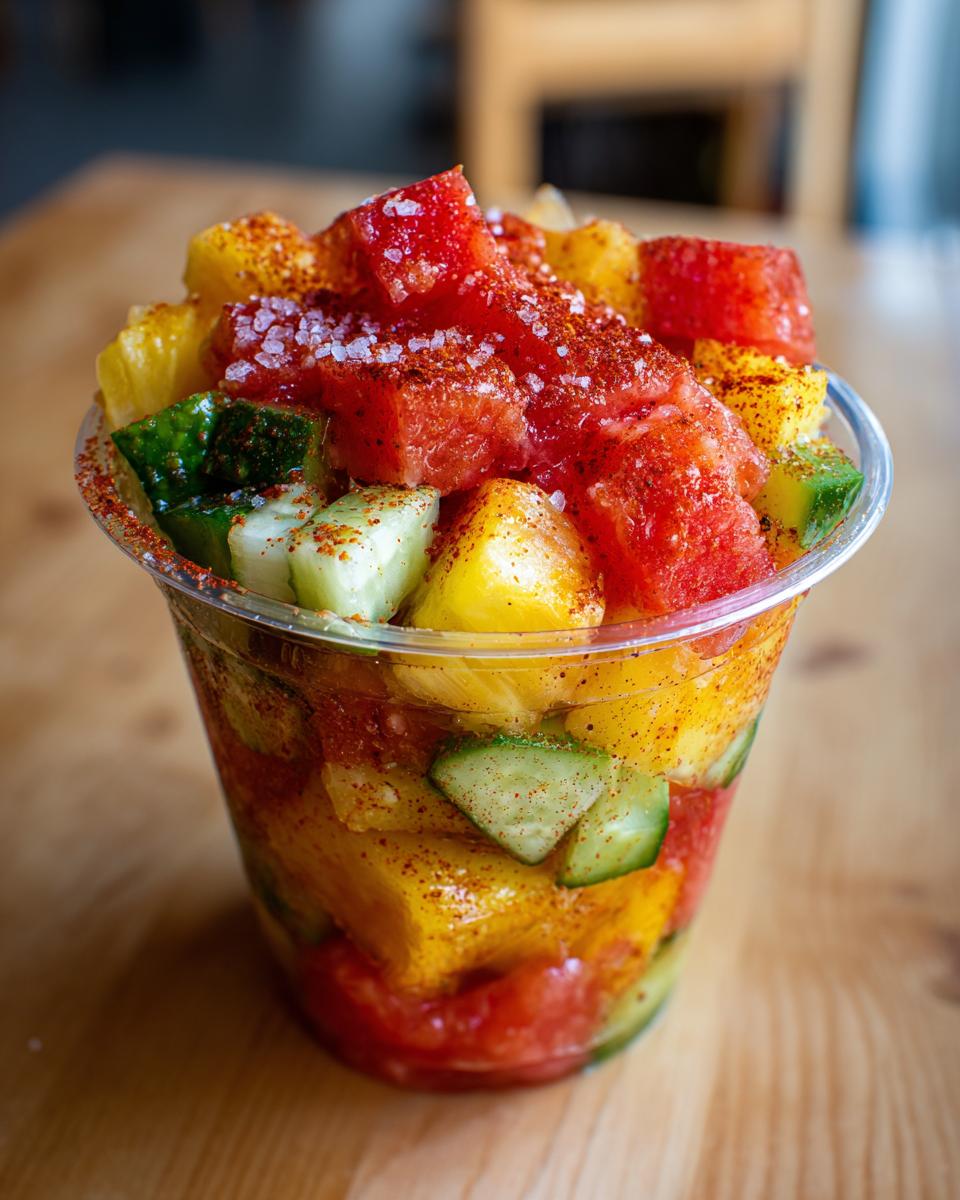 Irresistible Mexican Fruit Cups Ready in 15 Minutes 4 Mexican Fruit Cups - detail 1