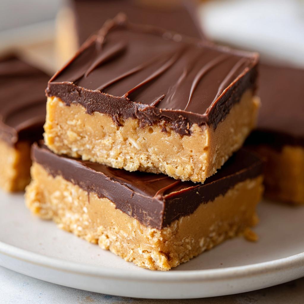 No Bake Peanut Butter Bars