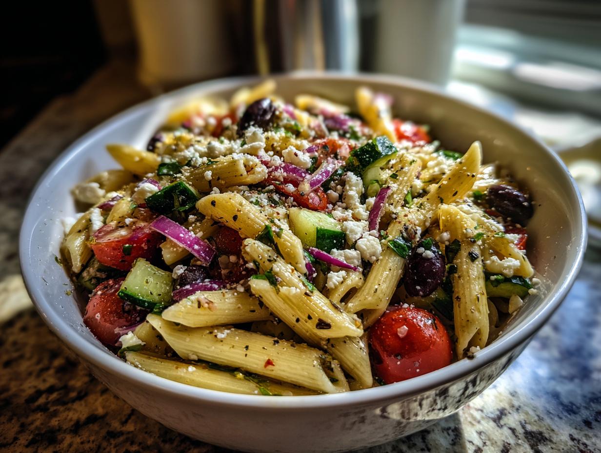 Pasta Salad with Italian Dressing