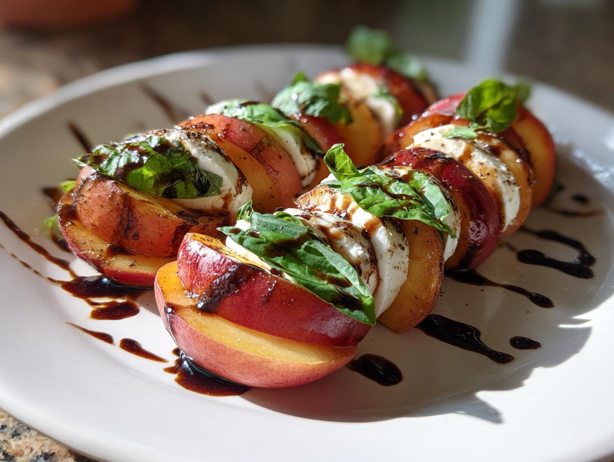 Peach Caprese Salad