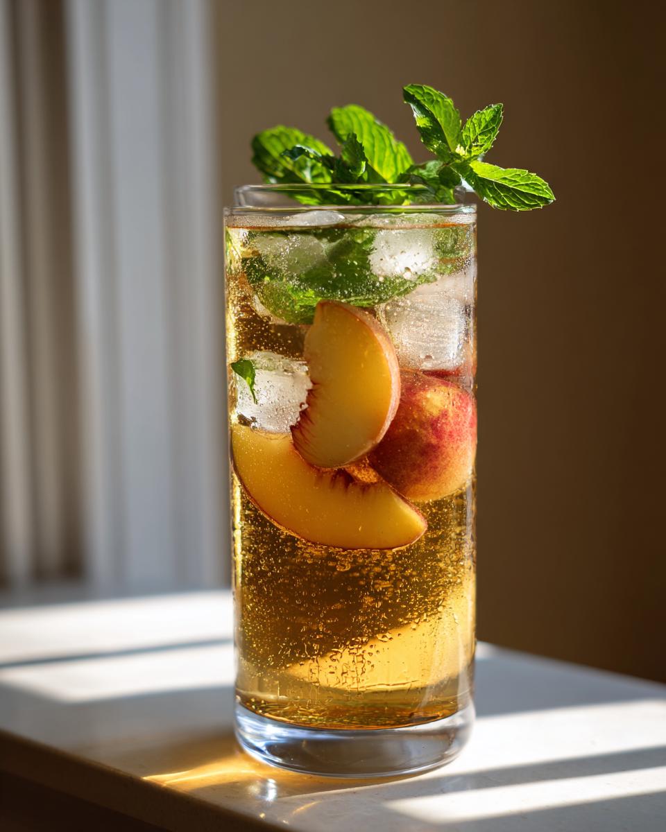 Peach Iced Green Tea - detail 1