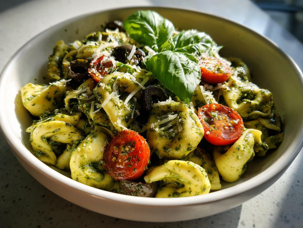Pesto Tortellini Salad