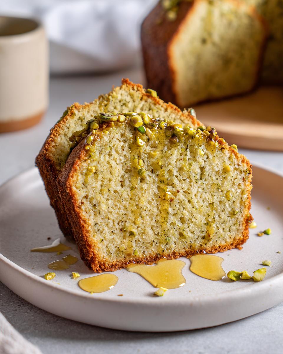 Pistachio Olive Oil Cake - detail 2