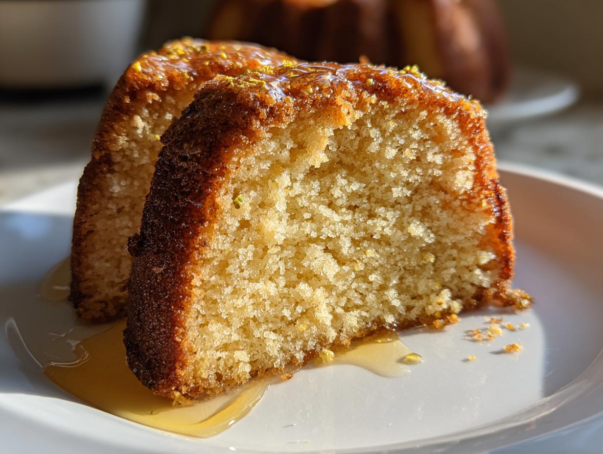 Pistachio Olive Oil Cake