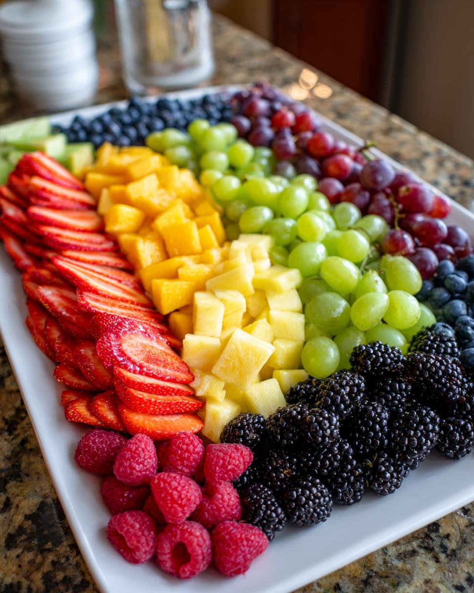20-Minute Rainbow Fruit Platter That Wows Every Crowd 4 Rainbow Fruit Platter - detail 1
