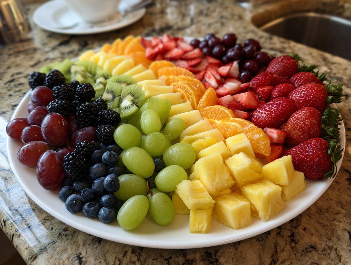 Rainbow Fruit Platter
