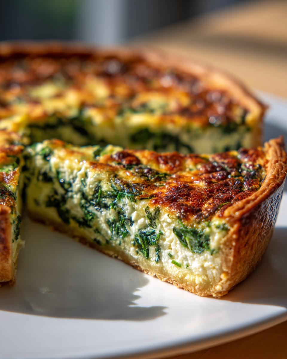 Spinach Quiche - detail 2
