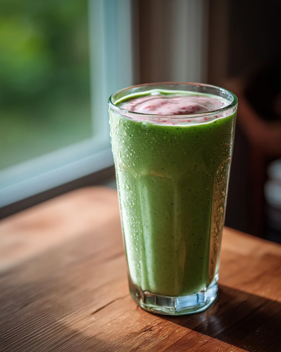 Spinach Strawberry Smoothie - detail 1