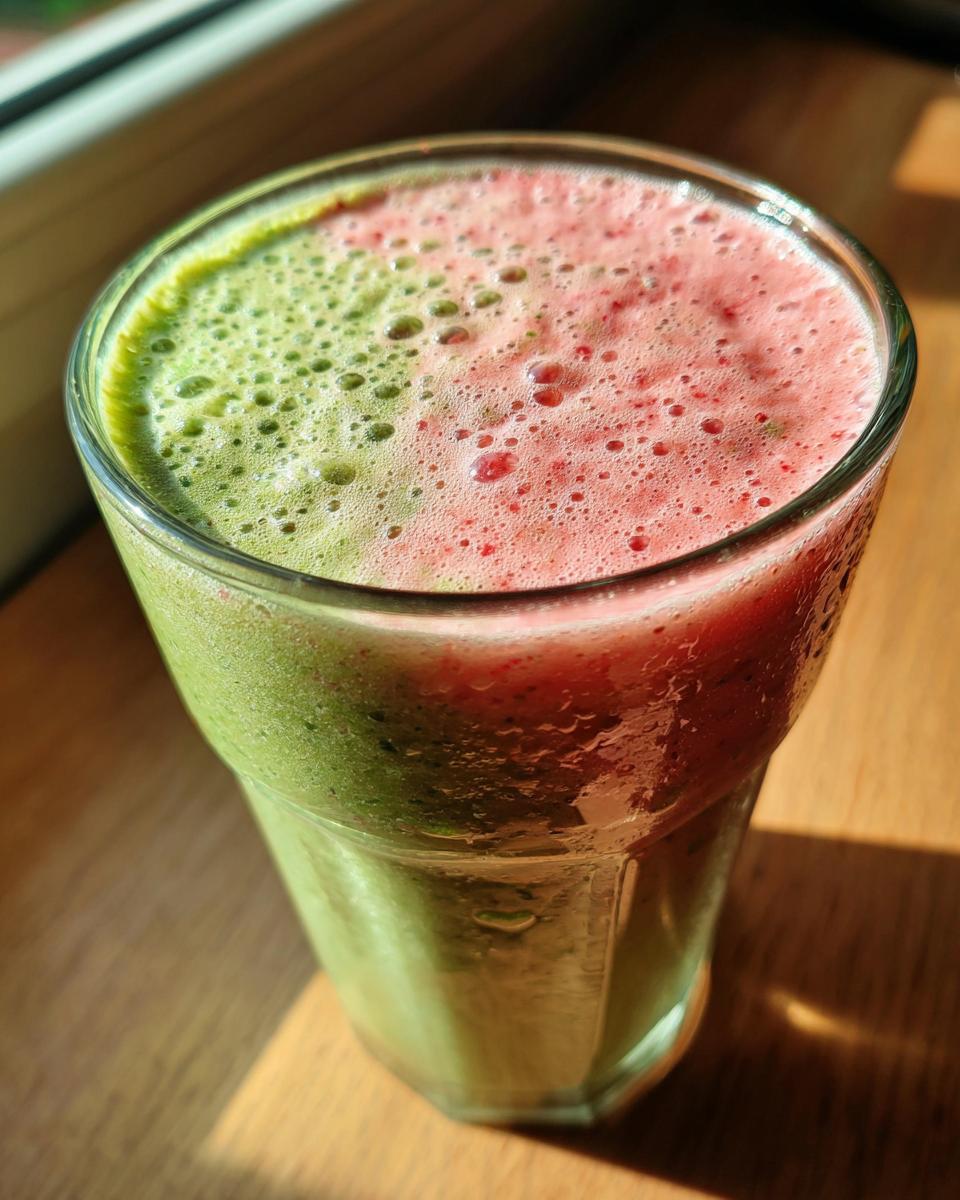 Spinach Strawberry Smoothie - detail 2