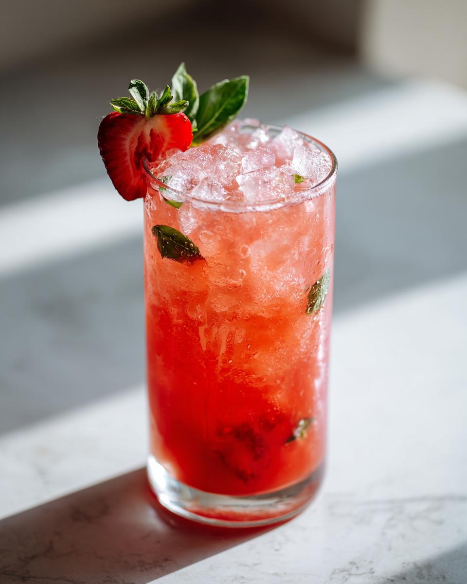 Strawberry Basil Lemonade - detail 1