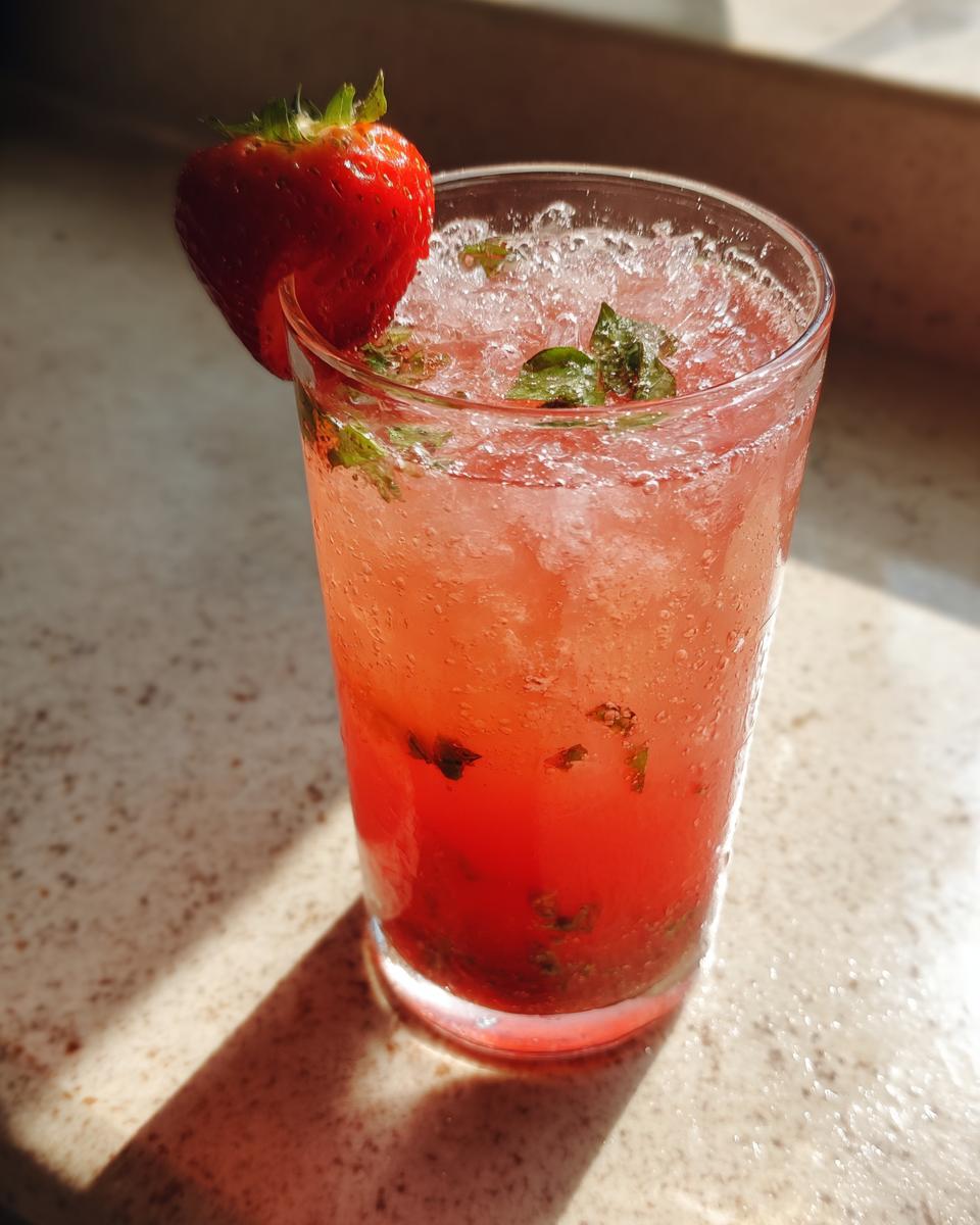 Strawberry Basil Lemonade - detail 2
