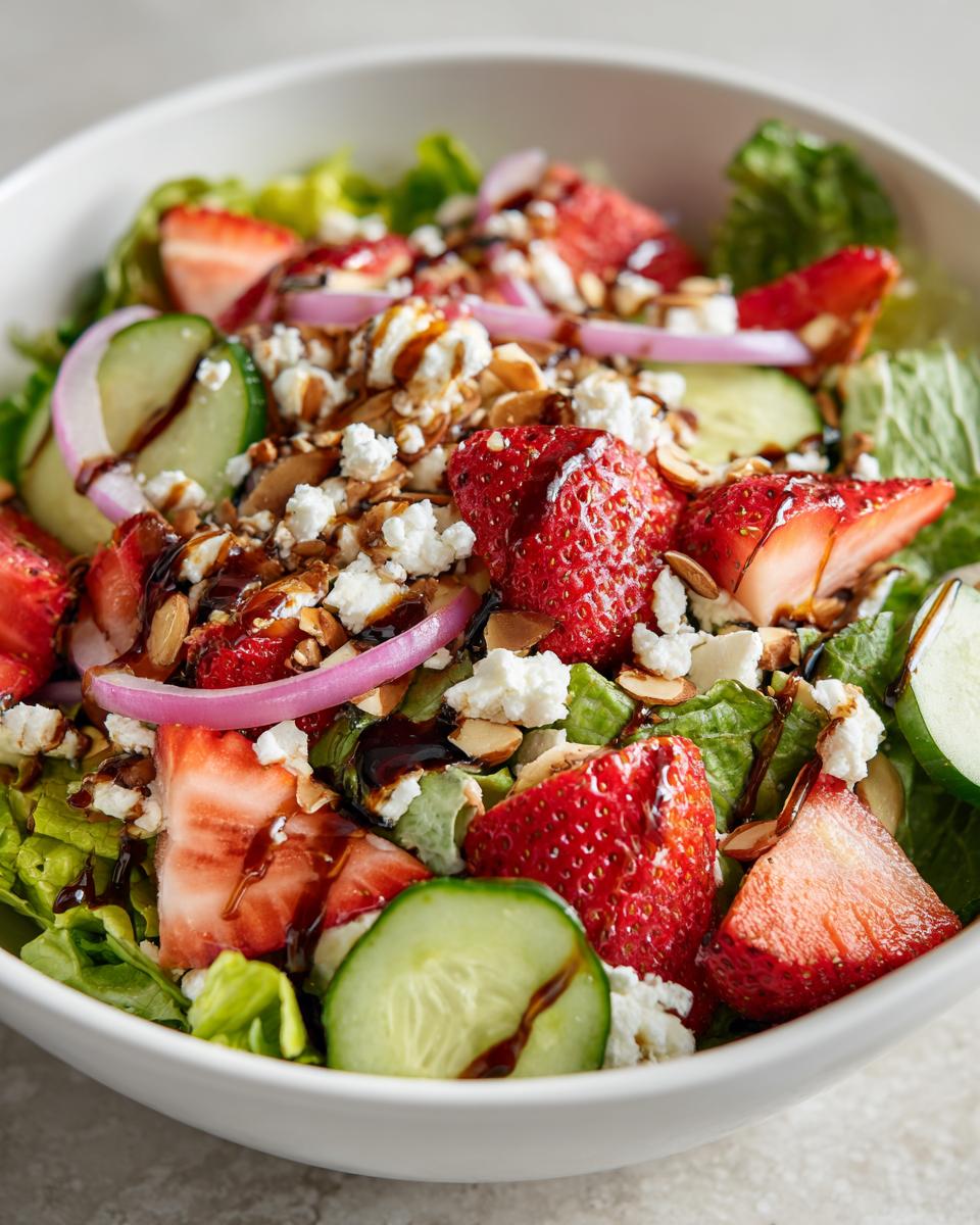 15-Minute Strawberry Crunch Salad: A Refreshing Summer Sensation 4 Strawberry Crunch Salad - detail 1
