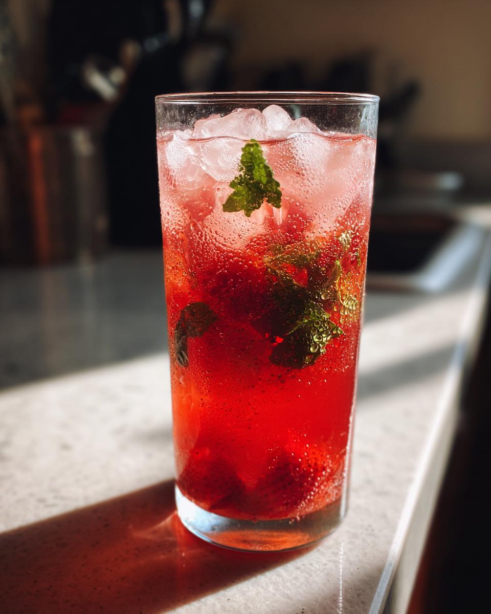 Strawberry Iced Tea - detail 1