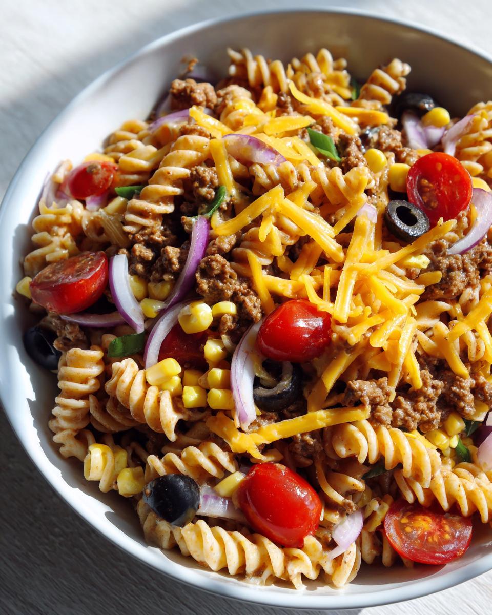 Taco Pasta Salad - detail 1