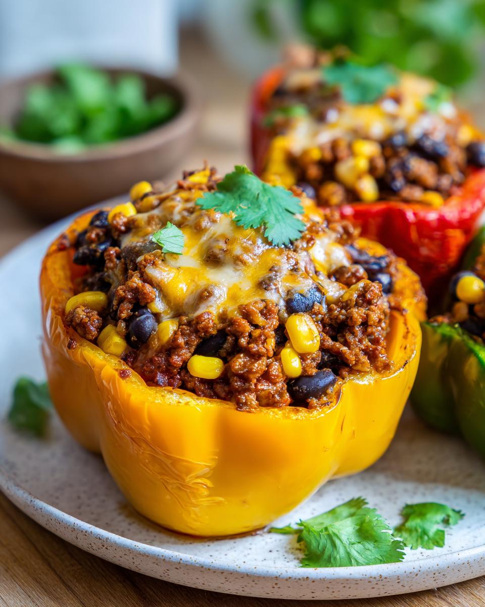 Taco Stuffed Peppers - detail 2