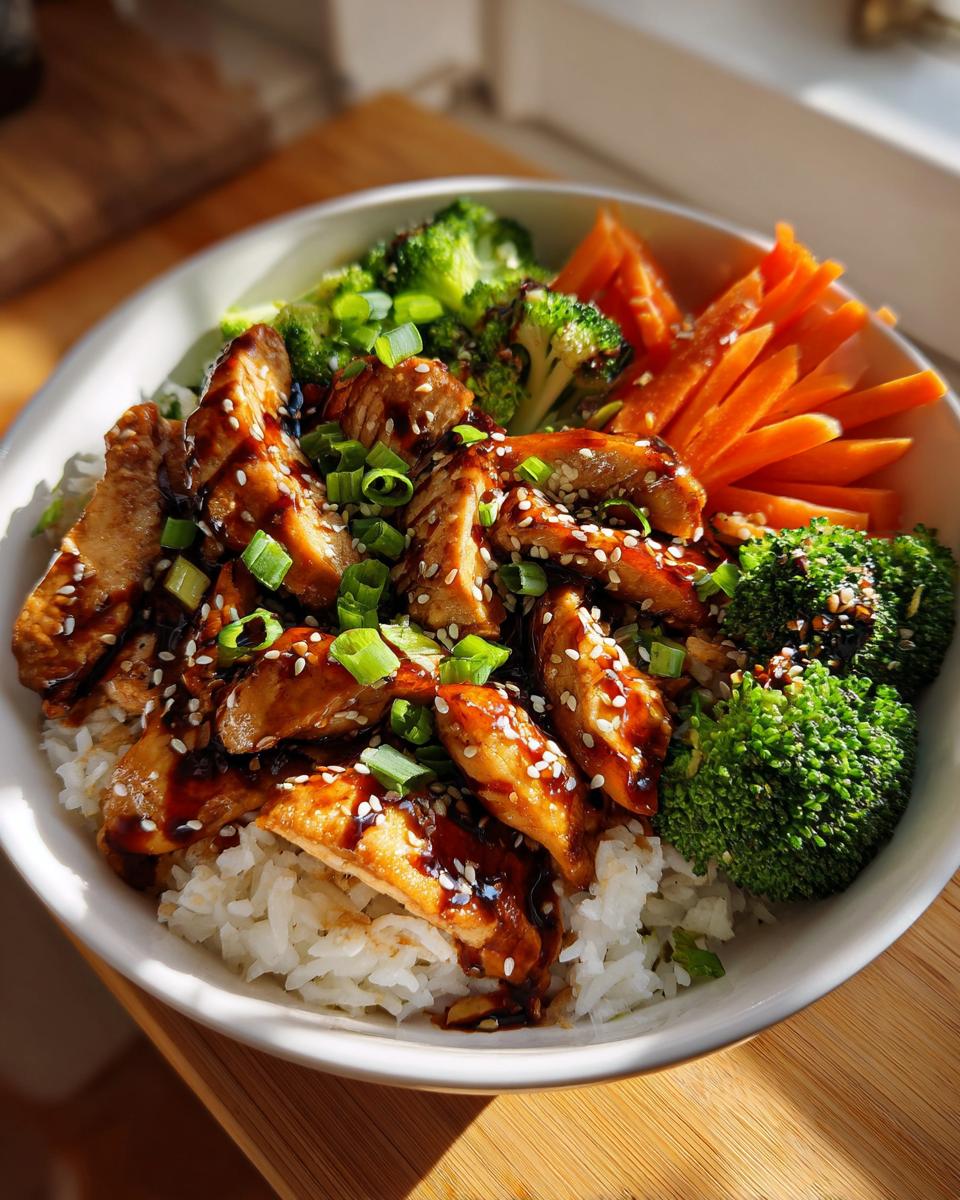 Teriyaki Chicken Bowls - detail 1