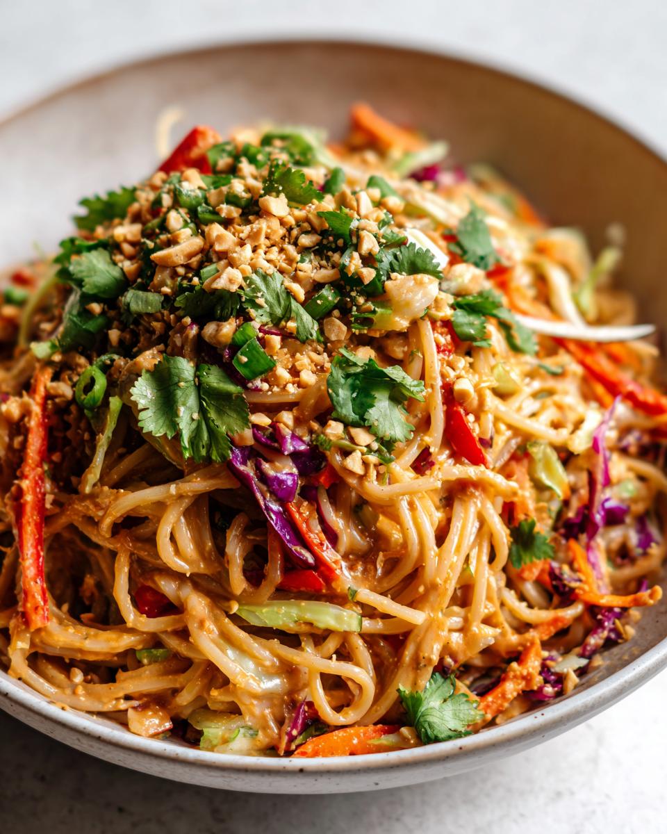 30-Minute Thai Peanut Noodle Salad That Wows Every Time 4 Thai Peanut Noodle Salad - detail 1
