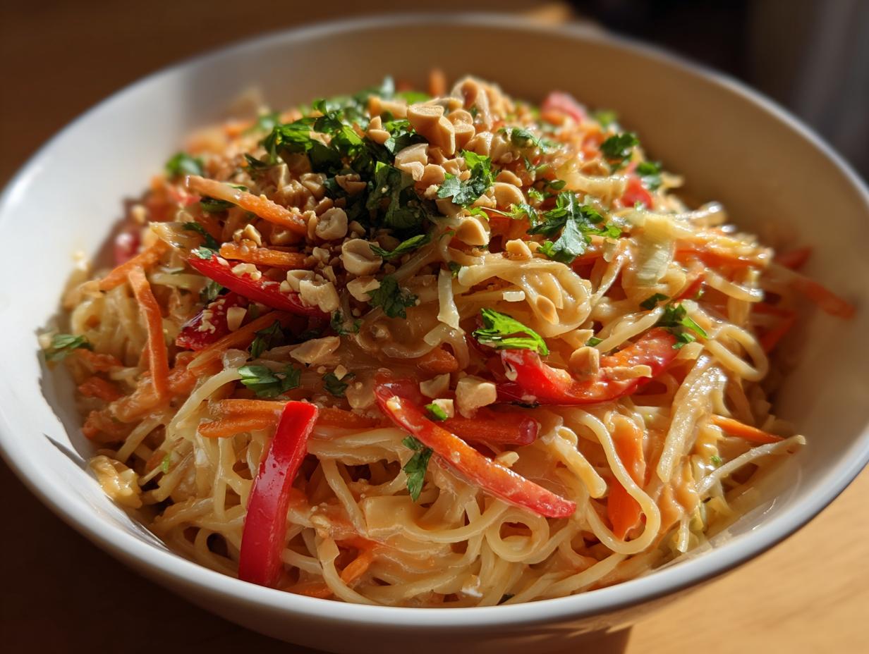 Thai Peanut Noodle Salad