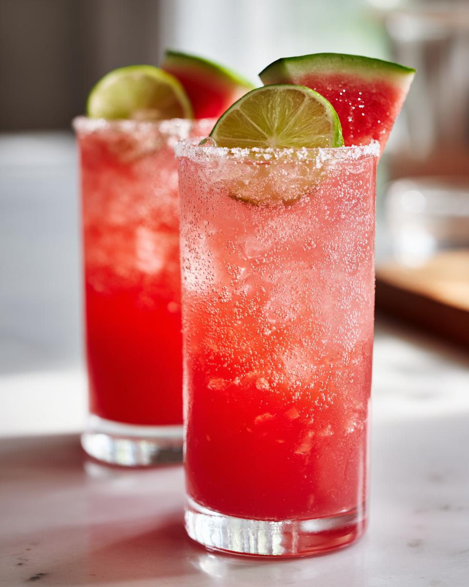 Watermelon Margarita Mocktail - detail 1