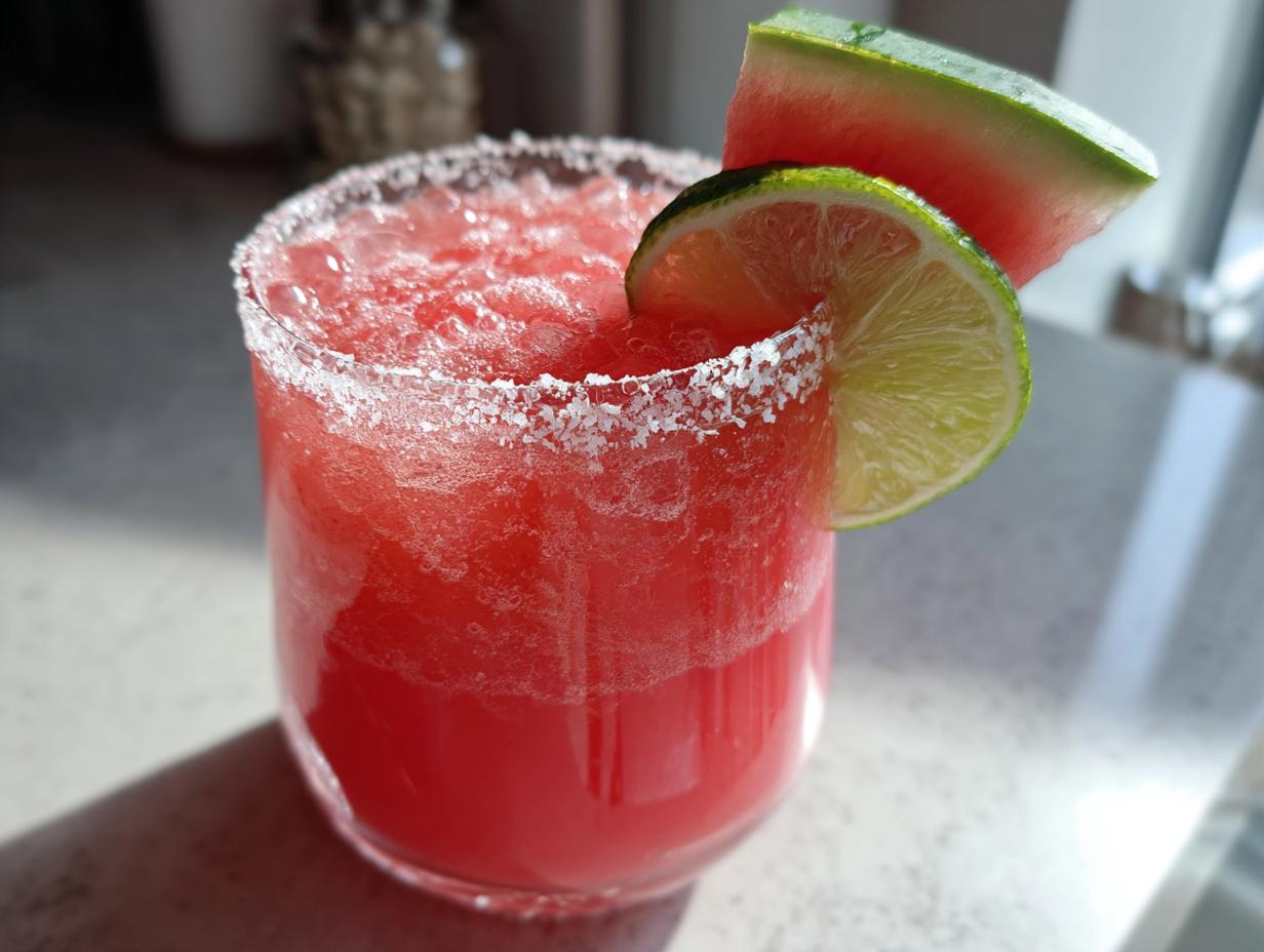 Watermelon Margarita Mocktail