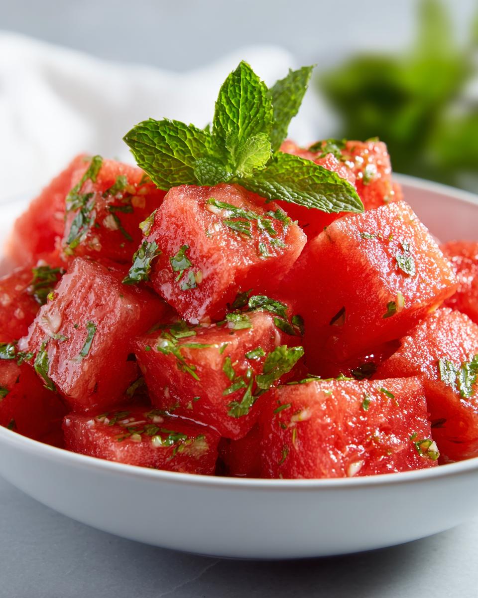 Watermelon Mint Salad - detail 1