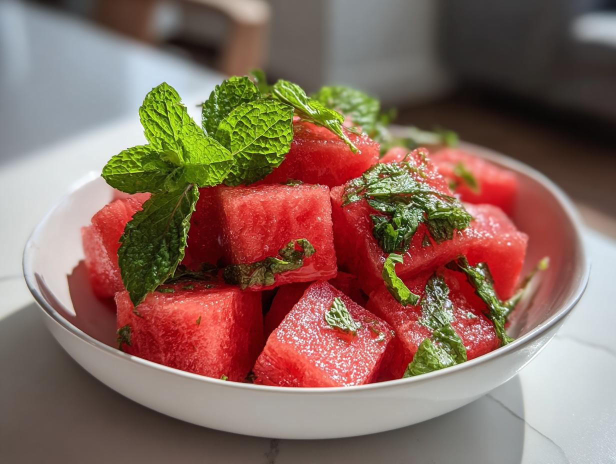 Watermelon Mint Salad