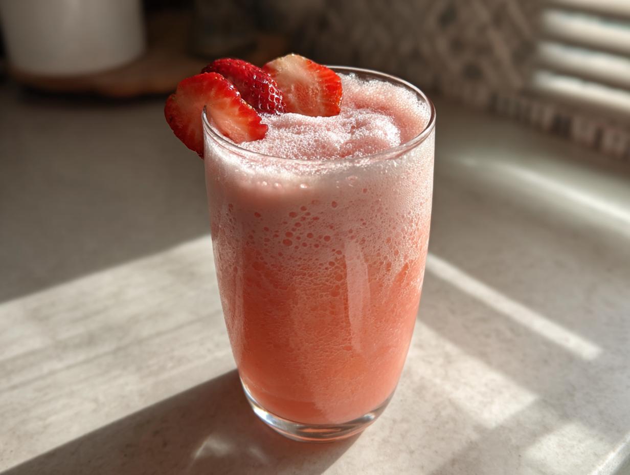 Whipped Strawberry Lemonade
